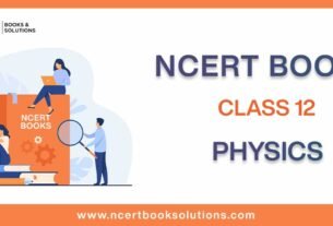 NCERT Book for Class 12 Physics Download PDF