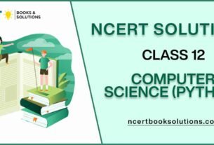 NCERT Solutions For Class 12 Computer Science (Python)