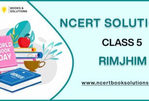 NCERT Solutions For Class 5 Rimjhim