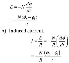 Notes And Questions NCERT Class 12 Physics Chapter 6 Electromagnetic Induction