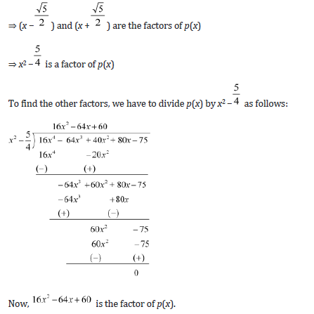 Notes And Questions For NCERT Class 10 Mathematics Polynomials