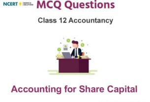 Accounting for Share Capital Class 12 Accountancy MCQ Questions