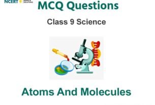 Atoms And Molecules Class 9 Science MCQ Questions