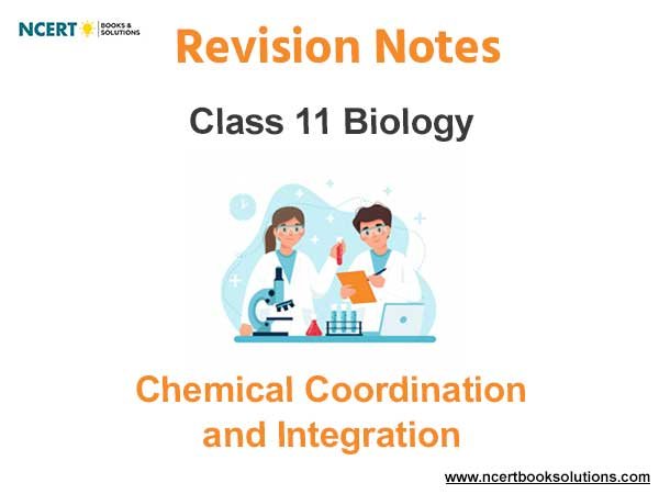 Chemical Coordination and Integration Class 11 Biology Notes