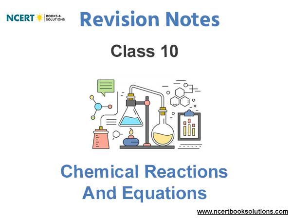 chemical reactions and equations class 10 notes