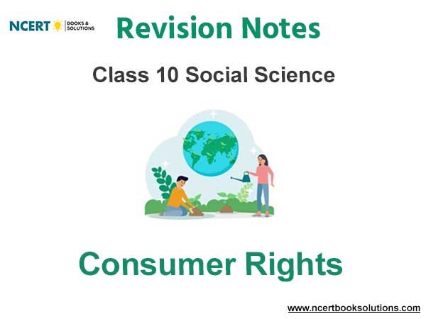 NCERT Class 10 Social Science Consumer Rights Notes