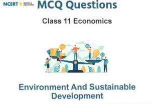 Environment And Sustainable Development Class 11 Economics MCQ Questions