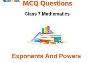 MCQs For Class 7 Exponents and Powers With Answers