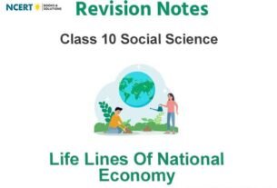 Class 10 Social Science Life Lines of National Economy Notes