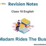 Madam Rides the Bus Summary Class 10