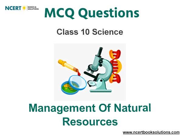 Management of Natural Resources Class 10 MCQ Questions