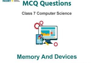 Memory and devices Class 7 Computer Science MCQ Questions