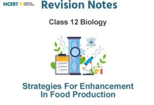 Strategies for Enhancement in Food Production Class 12 Biology Notes