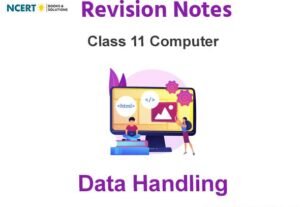 Data Handling Class 11 Computer Science Notes