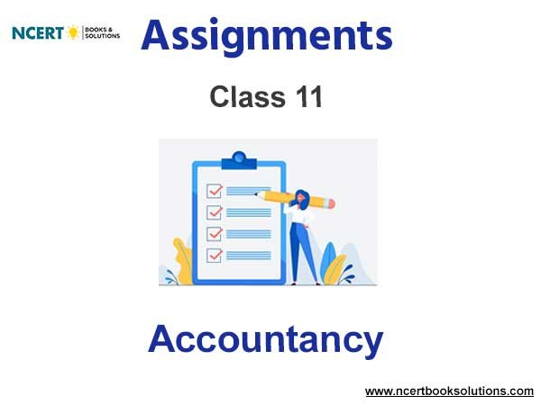 Assignments Class 11 Accountancy Pdf Download