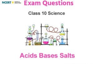 Acids Bases Salts Science Class 10 Science Exam Questions