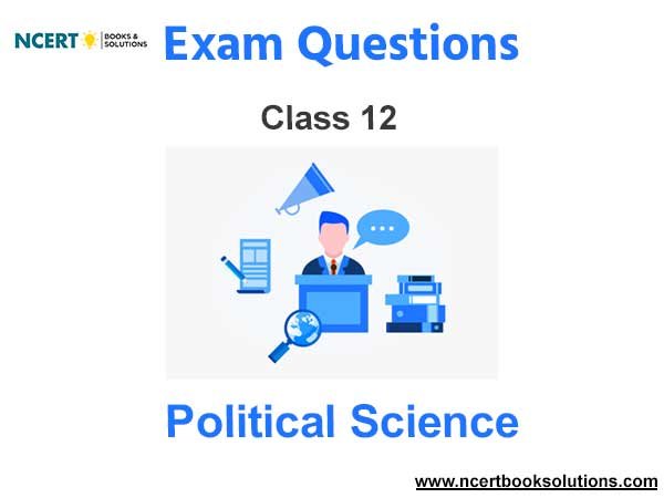 Class 12 Political Science Important Questions