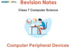 Computer Peripheral Devices Class 7 Computers Notes