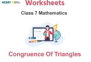 Worksheets Class 7 Mathematics Congruence Of Triangles Pdf Download