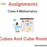 Assignments Class 8 Mathematics Cubes And Cube Roots PDF Download