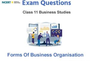 Forms of Business Organisation Class 11 Business Studies Exam Questions
