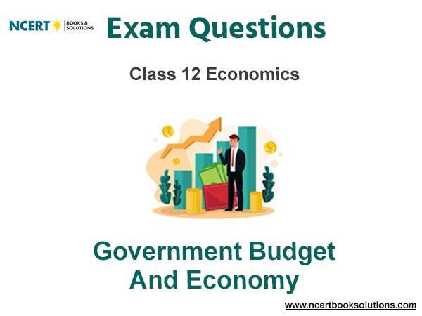 Government Budget and Economy Class 12 Economics Exam Questions