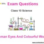 Human Eyes and Colourful World Class 10 Science Exam Questions