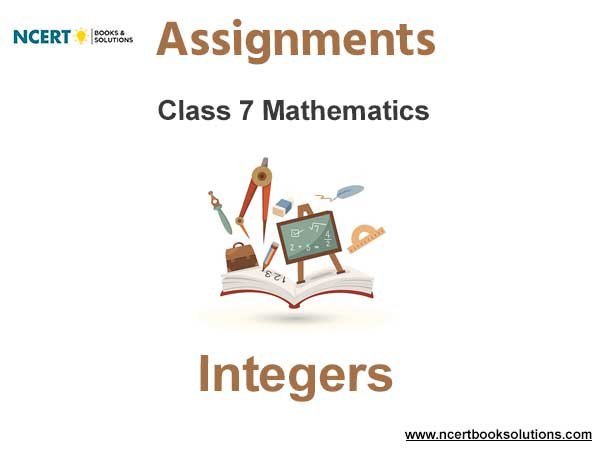 Assignments Class 7 Mathematics Integers Pdf Download