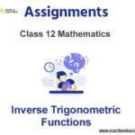 Assignments Class 12 Mathematics Inverse Trigonometric Functions Pdf Download