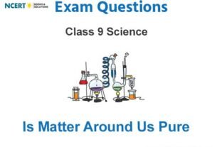 Is Matter Around Us Pure Class 9 Science Exam Questions