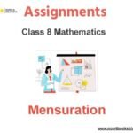 Assignments Class 8 Mathematics Mensuration PDF Download