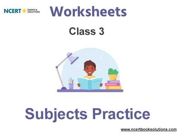 Worksheets Class 3 Subjects Practice Pdf Download
