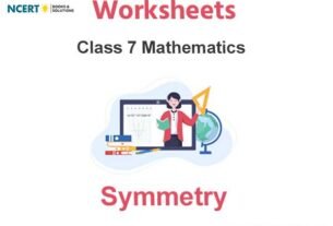Worksheets Class 7 Mathematics Symmetry Pdf Download