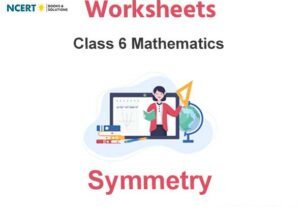 Worksheets Class 6 Mathematics Symmetry Pdf Download