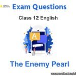 The Enemy Pearl Class 12 English Exam Questions
