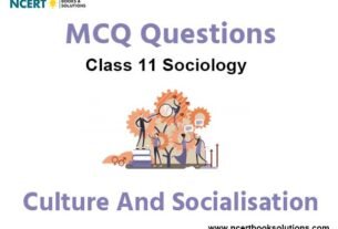 Culture and Socialisation Class 11 MCQ Questions with Answers