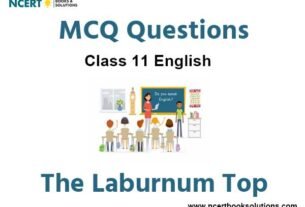 MCQs For NCERT Class 11 Chapter 2 The Laburnum Top