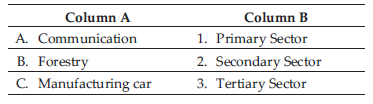 MCQs For NCERT Class 10 Social Science Chapter 2 Sectors of The Indian Economy