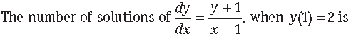 MCQs For NCERT Class 12 Mathematics Chapter 9 Differential Equations